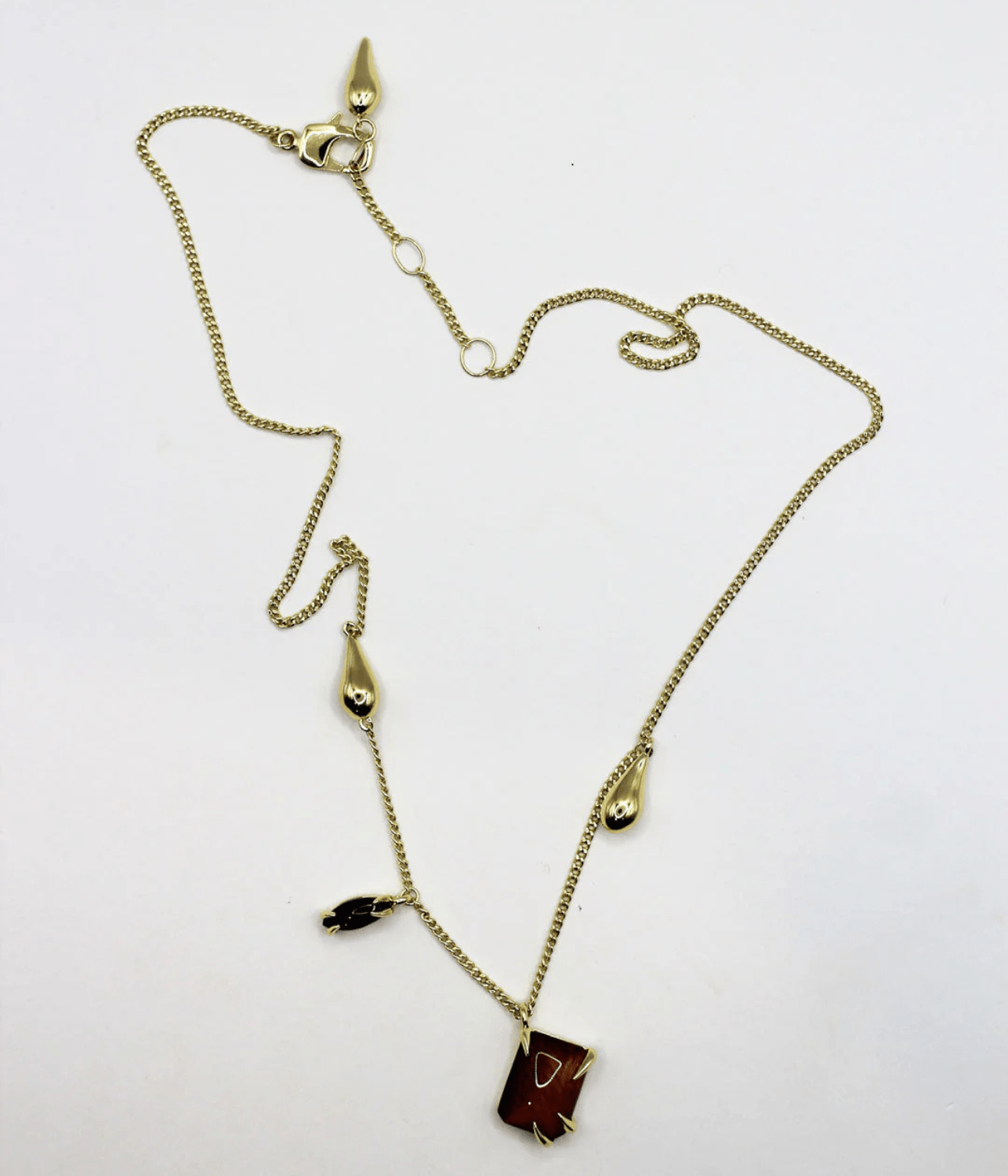 IT’S COMPLICATED GEMSTONE NECKLACE | BRASS F+H STUDIOS IT’S COMPLICATED GEMSTONE NECKLACE | BRASS