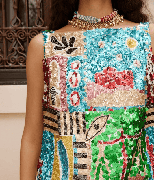 JAZZ EMBELLISHED MINI DRESS | ALEMAIS ALEMAIS JAZZ EMBELLISHED MINI DRESS