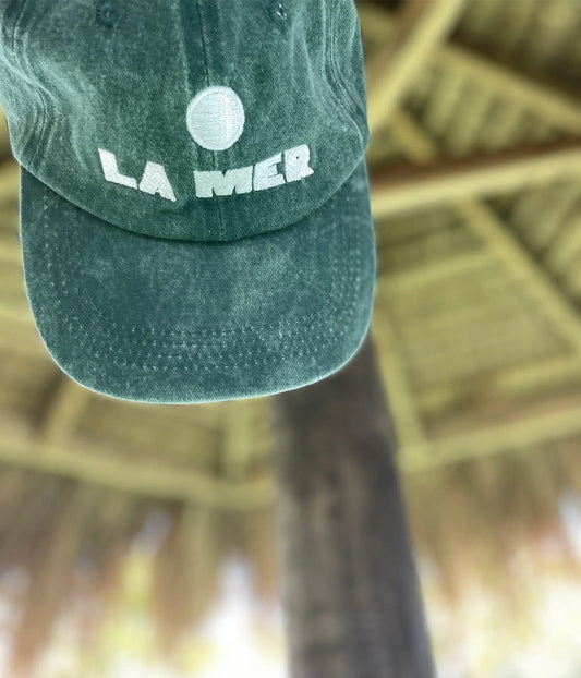 LA MER CAP- FADED GREEN | LITTLE PALMA |  LITTLE PALMA LA MER CAP- FADED GREEN