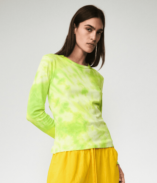 LACE LONG SLEEVE TOP PYTHON | LUUDA  LUUDA LACE LONG SLEEVE TOP PYTHON