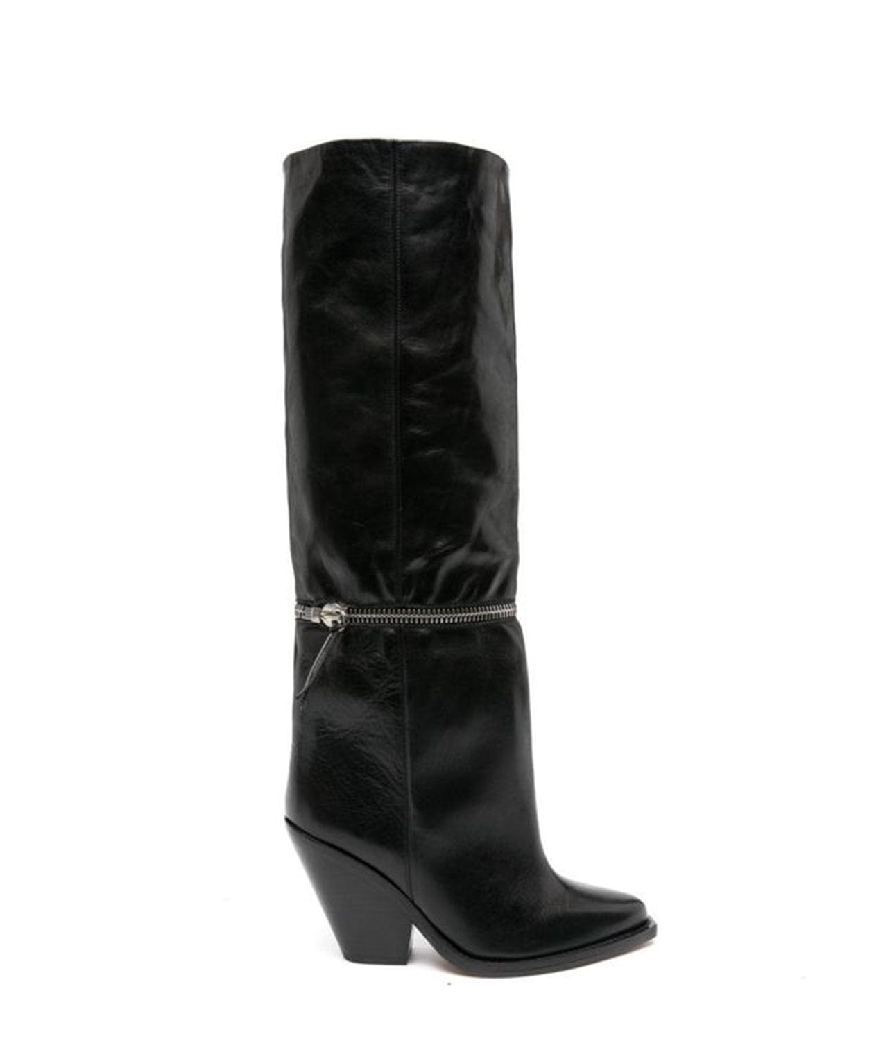 LARANE HIGH BOOTS- BLACK | ISABEL MARANT |  ISABEL MARANT LARANE HIGH BOOTS- BLACK