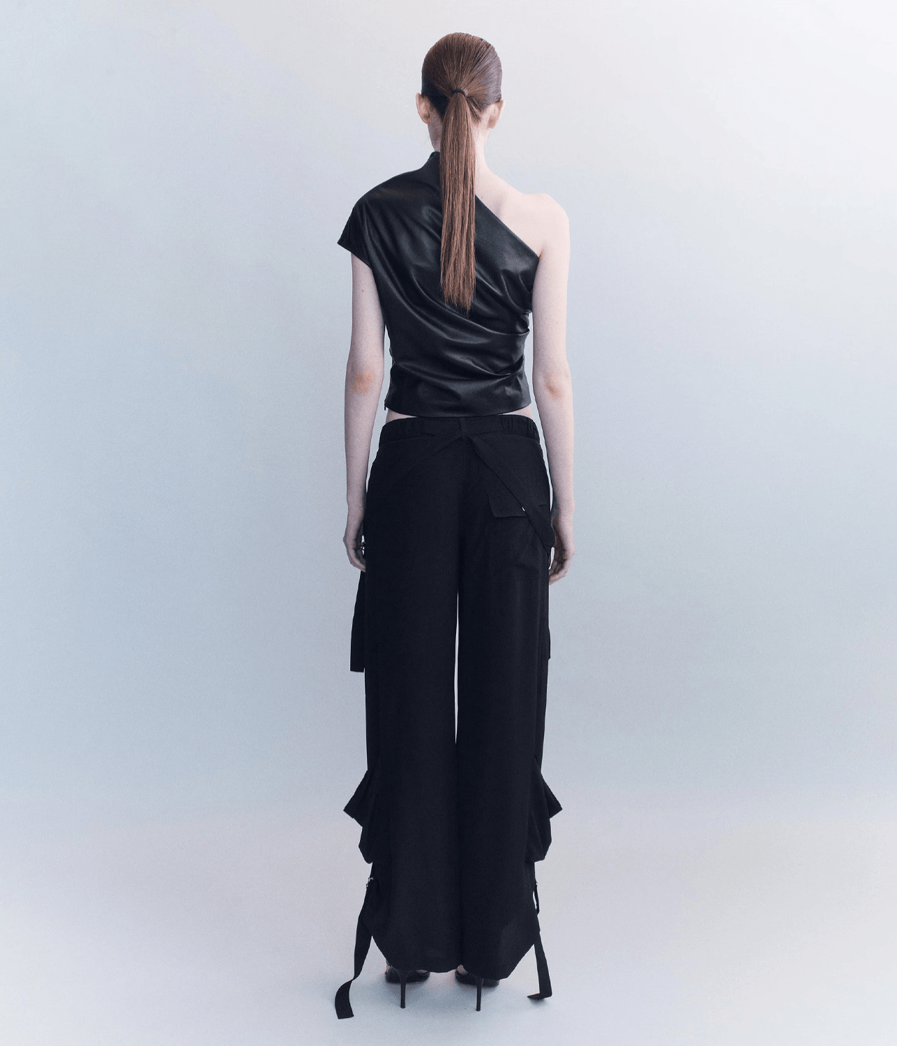 LARSON SILK CREPE CARGO PANTS | COURTNEY ZHENG COURTNEY ZHENG LARSON SILK CREPE CARGO PANTS