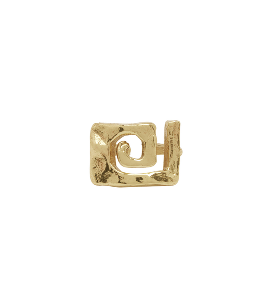 LE JARDIN SQUARE SPIRAL RING | ALEMAIS ALEMAIS LE JARDIN SQUARE SPIRAL RING