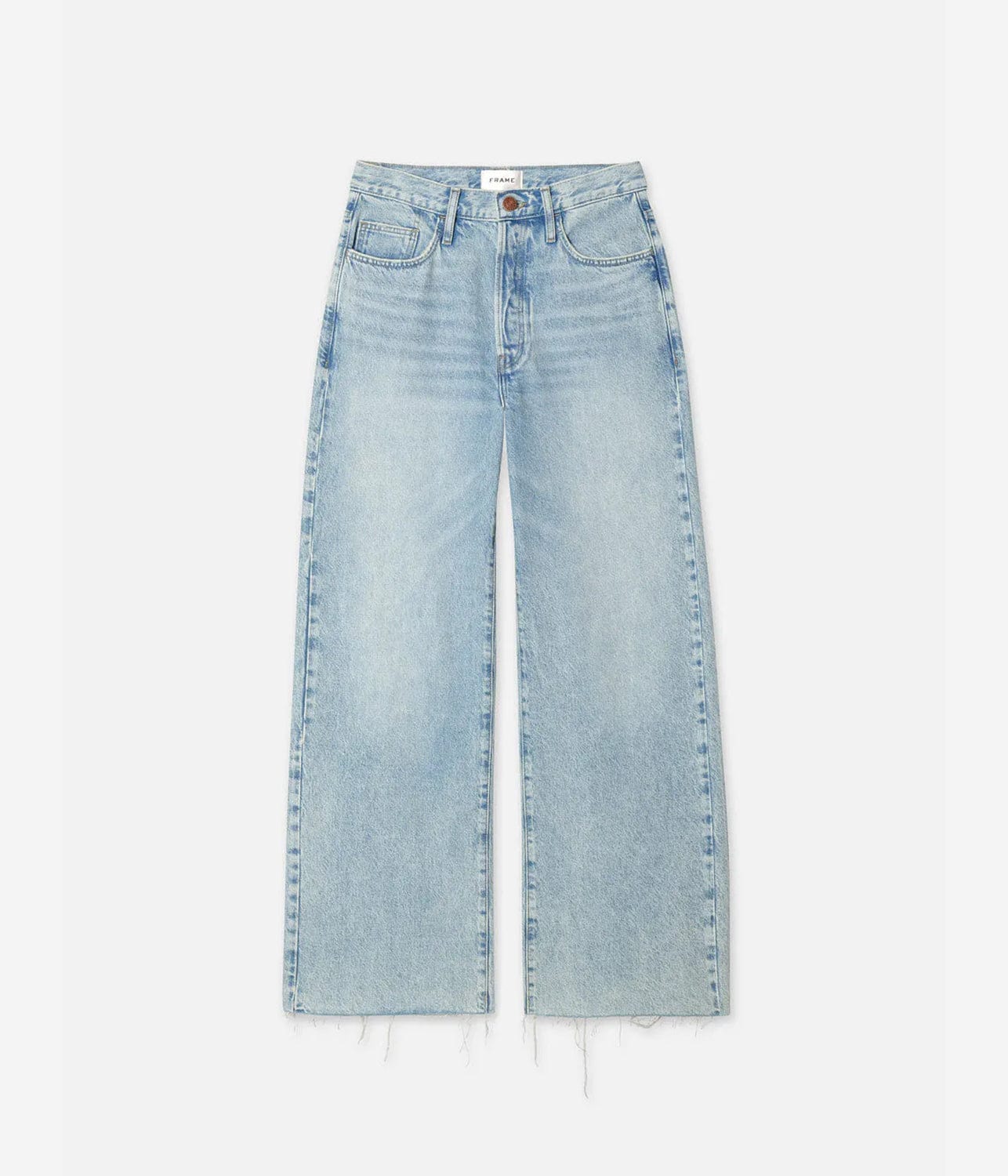 LE LOW BAGGY WIDE LEG JEAN- FIZZ INDIGO | FRAME |  FRAME LE LOW BAGGY WIDE LEG JEAN- FIZZ INDIGO