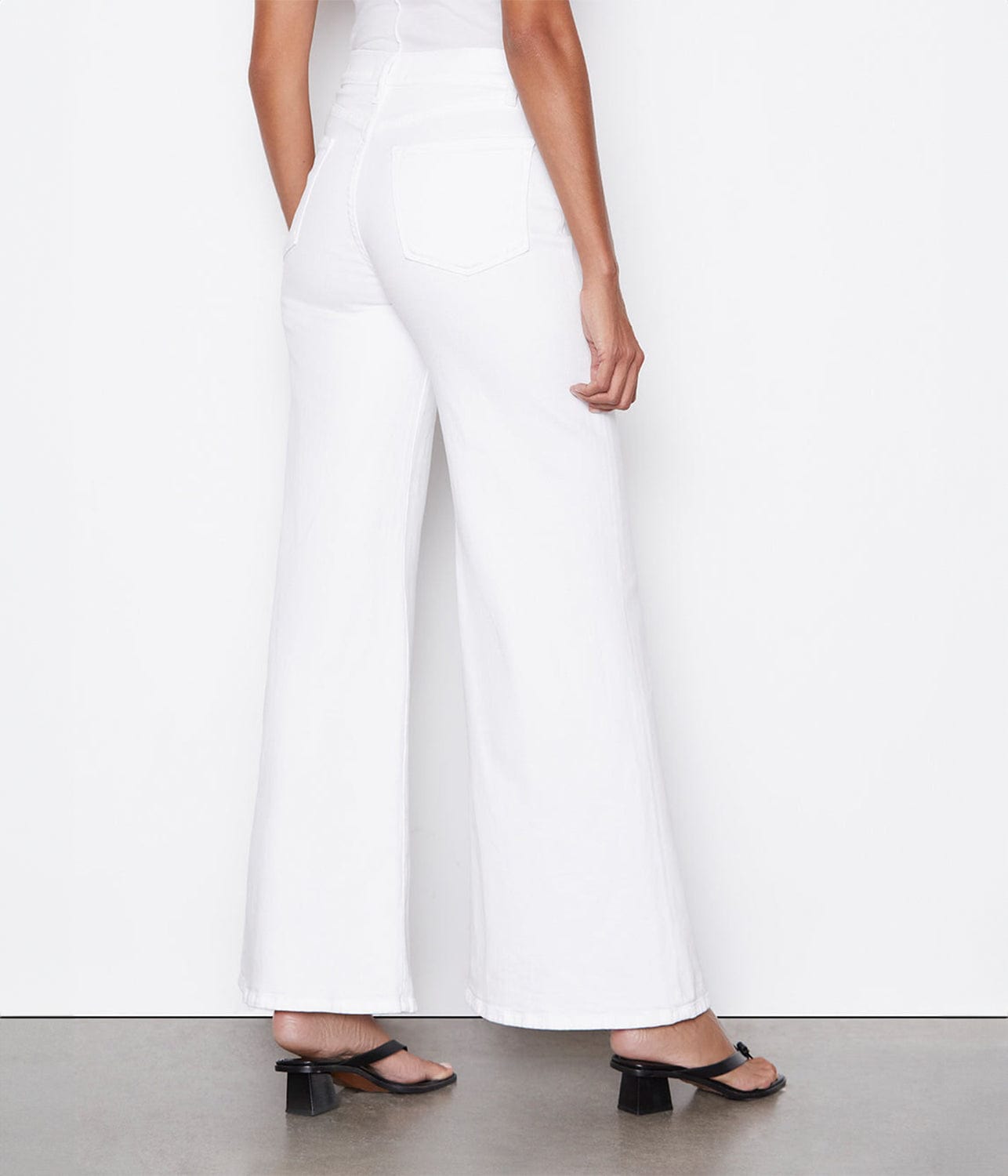 LE PALAZZO PANT- BLANC | FRAME |  FOR ARTISTS ONLY LE PALAZZO PANT- BLANC