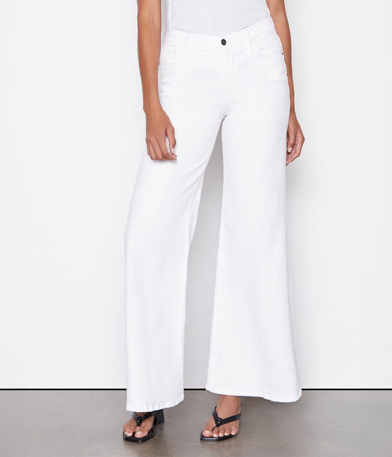 LE PALAZZO PANT- BLANC | FRAME |  FOR ARTISTS ONLY LE PALAZZO PANT- BLANC