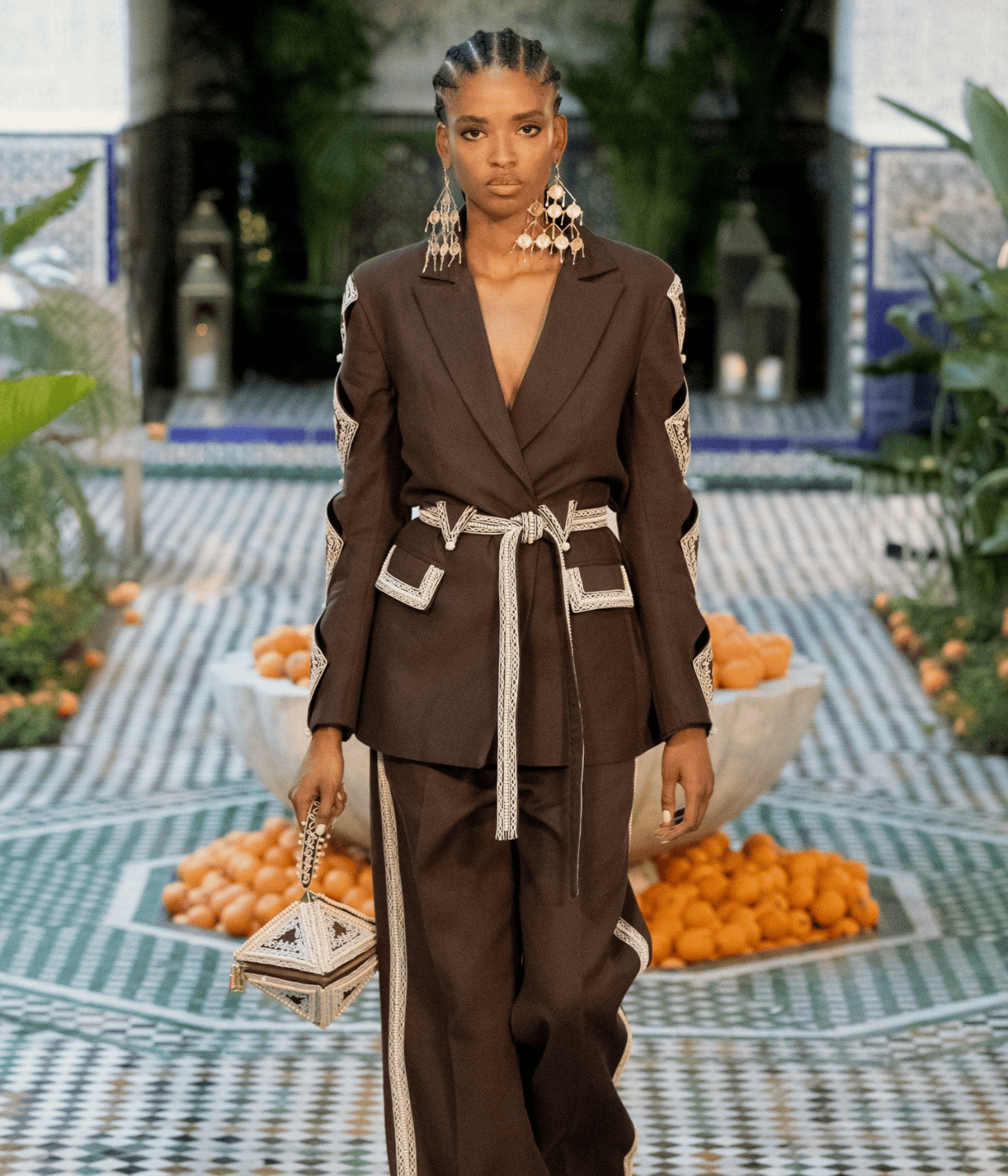 LEANDRA CORDED BLAZER | ALEMAIS ALEMAIS LEANDRA CORDED BLAZER