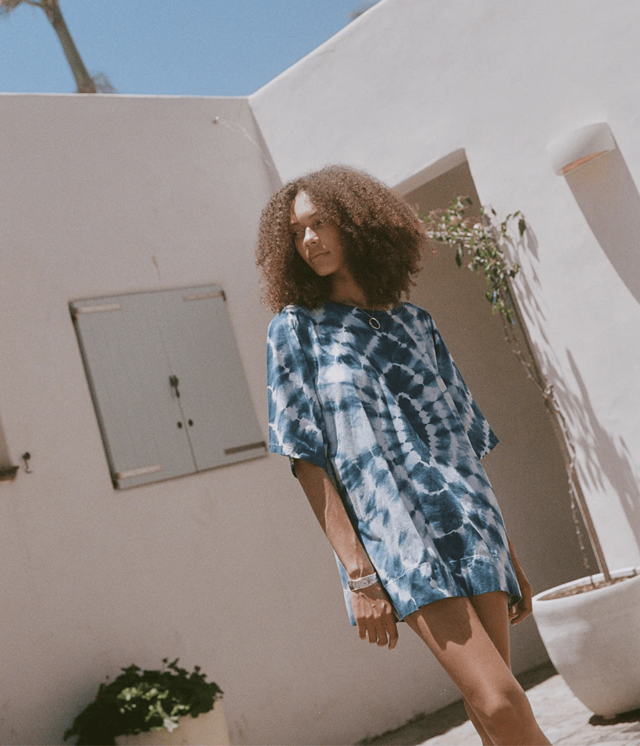 LIGHT BEINGS ORGANIC COTTON TEE DRESS | BLYSS STUDIOS BLYSS STUDIOS LIGHT BEINGS ORGANIC COTTON TEE DRESS