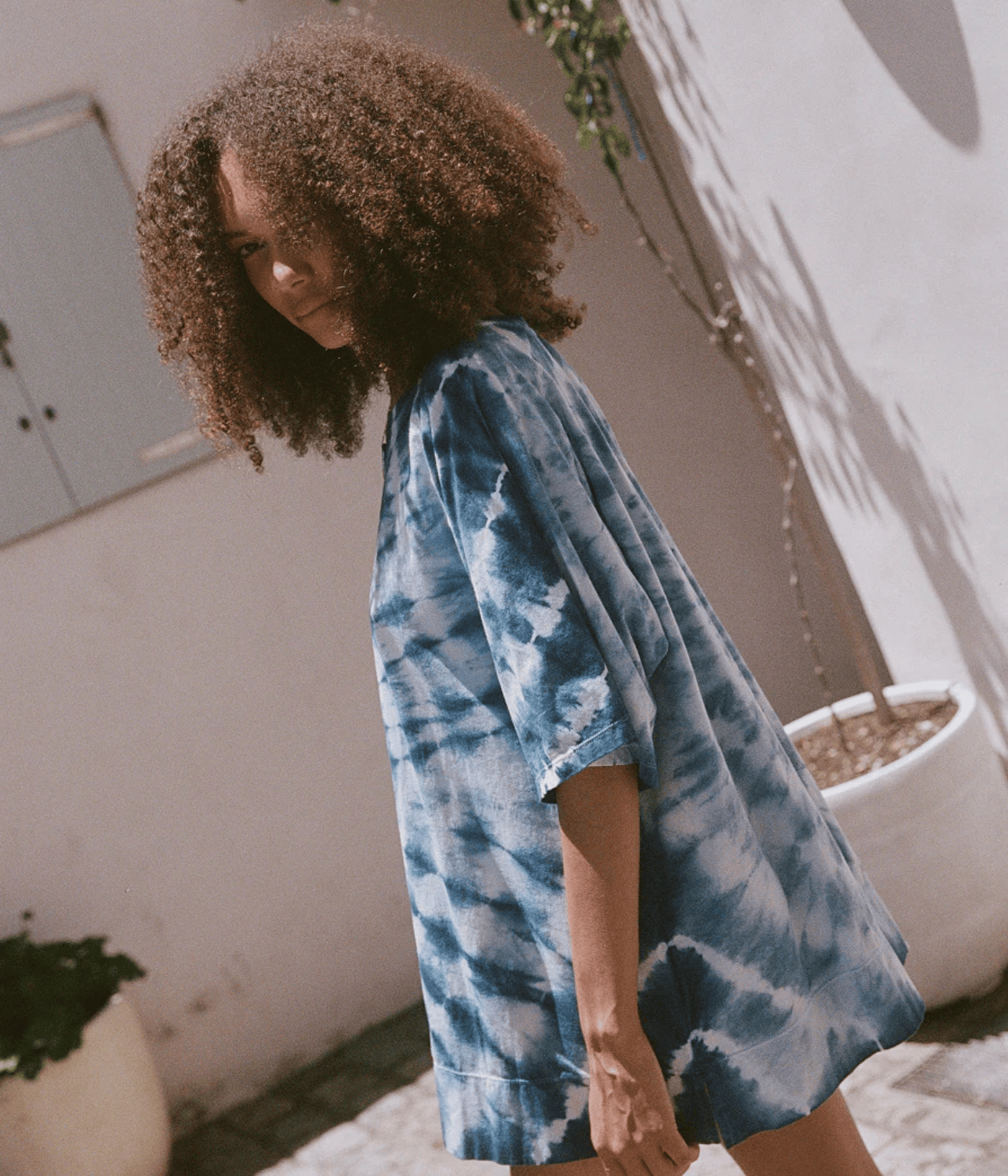 LIGHT BEINGS ORGANIC COTTON TEE DRESS | BLYSS STUDIOS BLYSS STUDIOS LIGHT BEINGS ORGANIC COTTON TEE DRESS