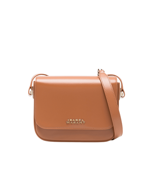 LIZZA SMALL BAG- COGNAC | ISABEL MARANT |  ISABEL MARANT LIZZA SMALL BAG - COGNAC