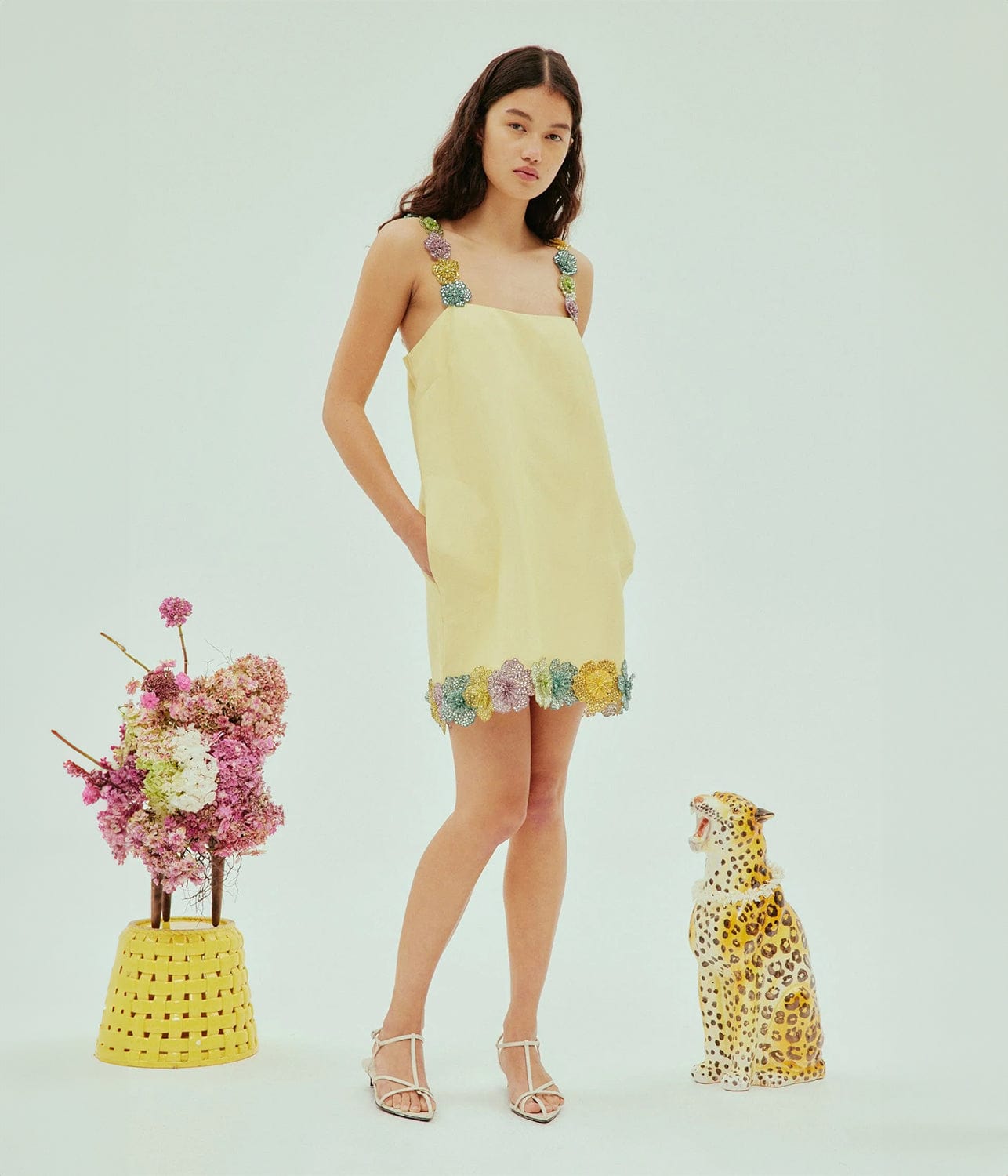 LOLITA MINI DRESS- LEMON |  ALEMAIS |  ALEMAIS LOLITA MINI DRESS- LEMON