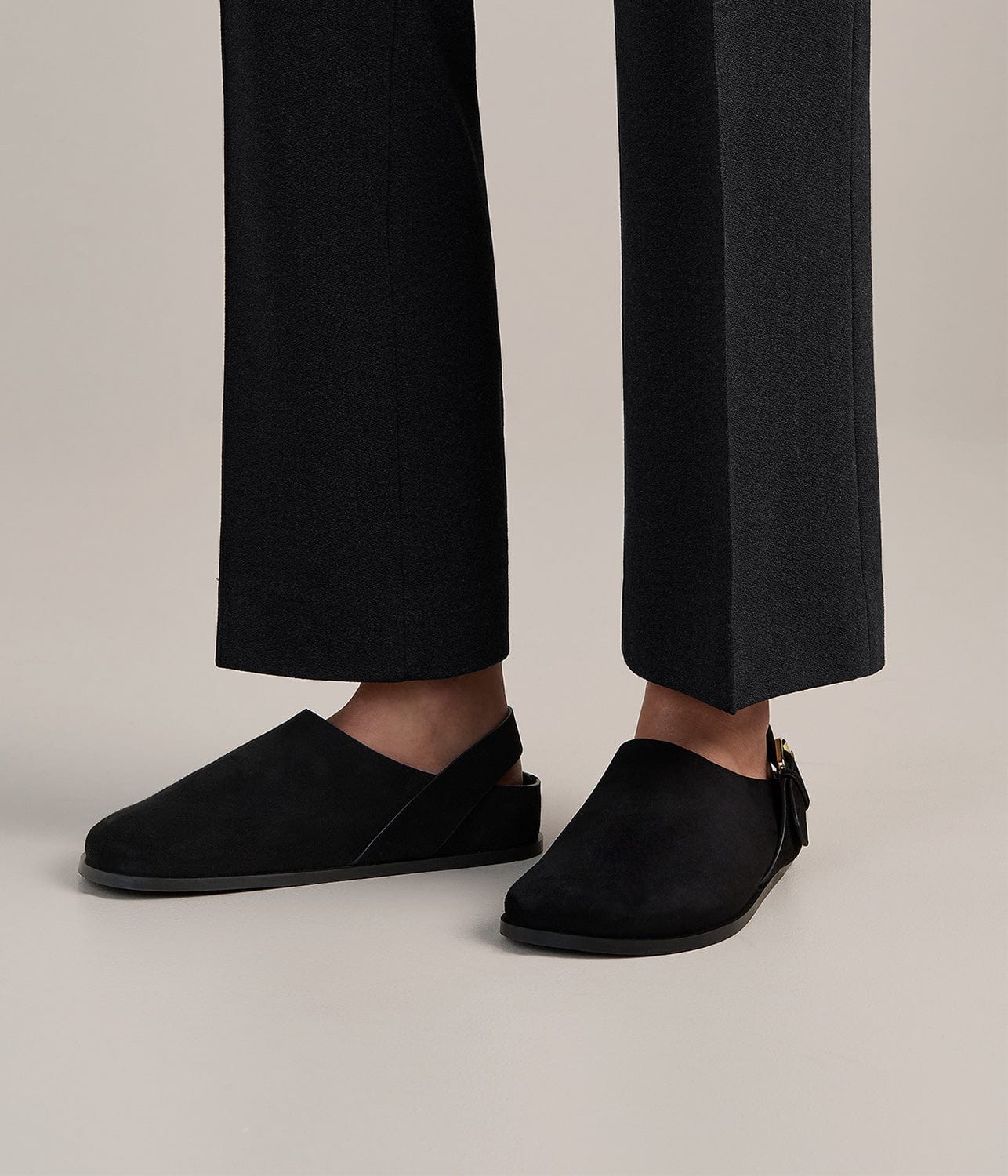 LOUIS CLOG- BLACK SUEDE | A.EMERY | A.EMERY LOUIS CLOG- BLACK SUEDE