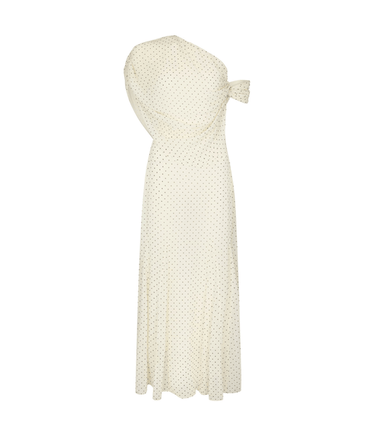 LUCILLE DRESS | HARRIS TAPPER | CREAM POKA HARRIS TAPPER LUCILLE DRESS