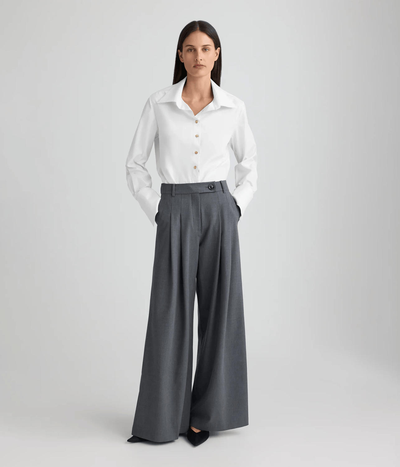 LUKA PANTS GREY | ANNA QUAN ANNA QUAN LUKA PANTS GREY