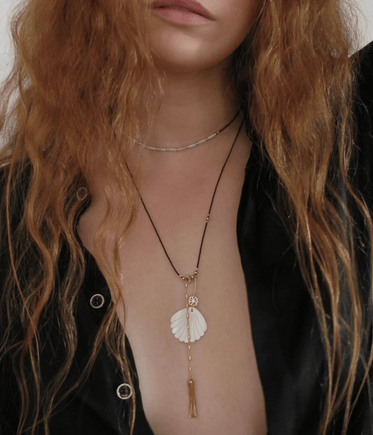 LUNA CORD NECKLACE | PETITE GRAND PETITE GRAND LUNA CORD NECKLACE