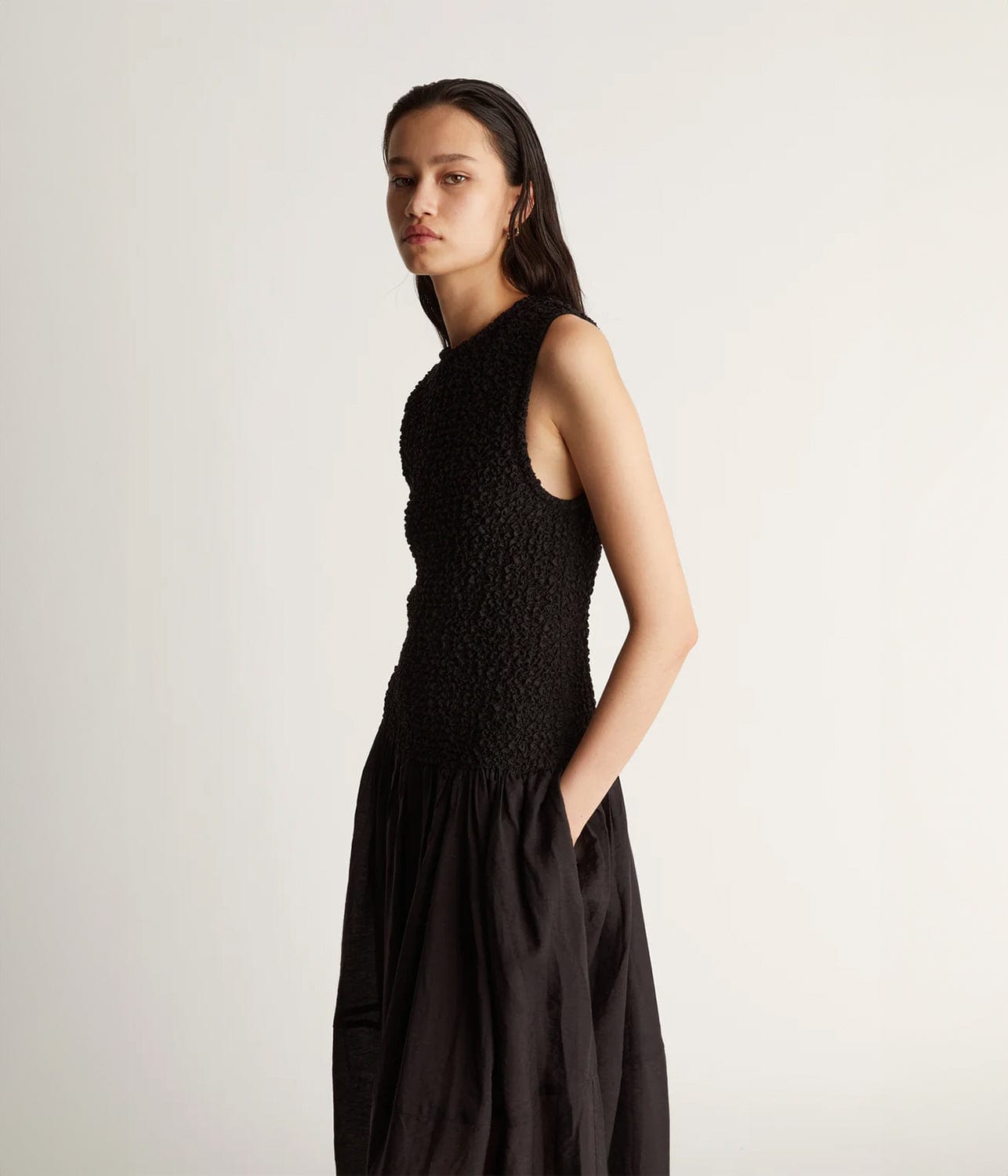 MAE DRESS- BLACK | LEE MATHEWS |  LEE MATHEWS MAE DRESS- BLACK