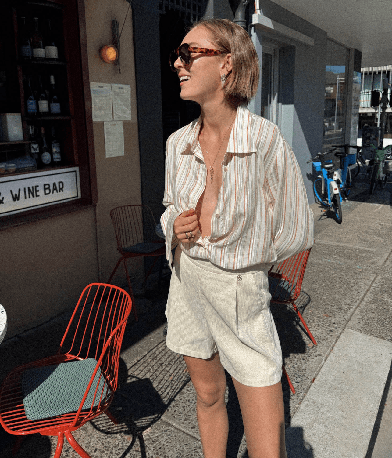 MALFA HIGH WAIST SHORT | VANILLA GOLD | LUXE DE VALENTINA LUXE DE VALENTINA MALFA HIGH WAIST SHORT | VANILLA GOLD