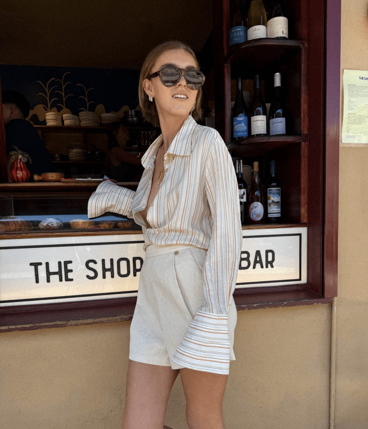 MALFA HIGH WAIST SHORT | VANILLA GOLD | LUXE DE VALENTINA LUXE DE VALENTINA MALFA HIGH WAIST SHORT | VANILLA GOLD