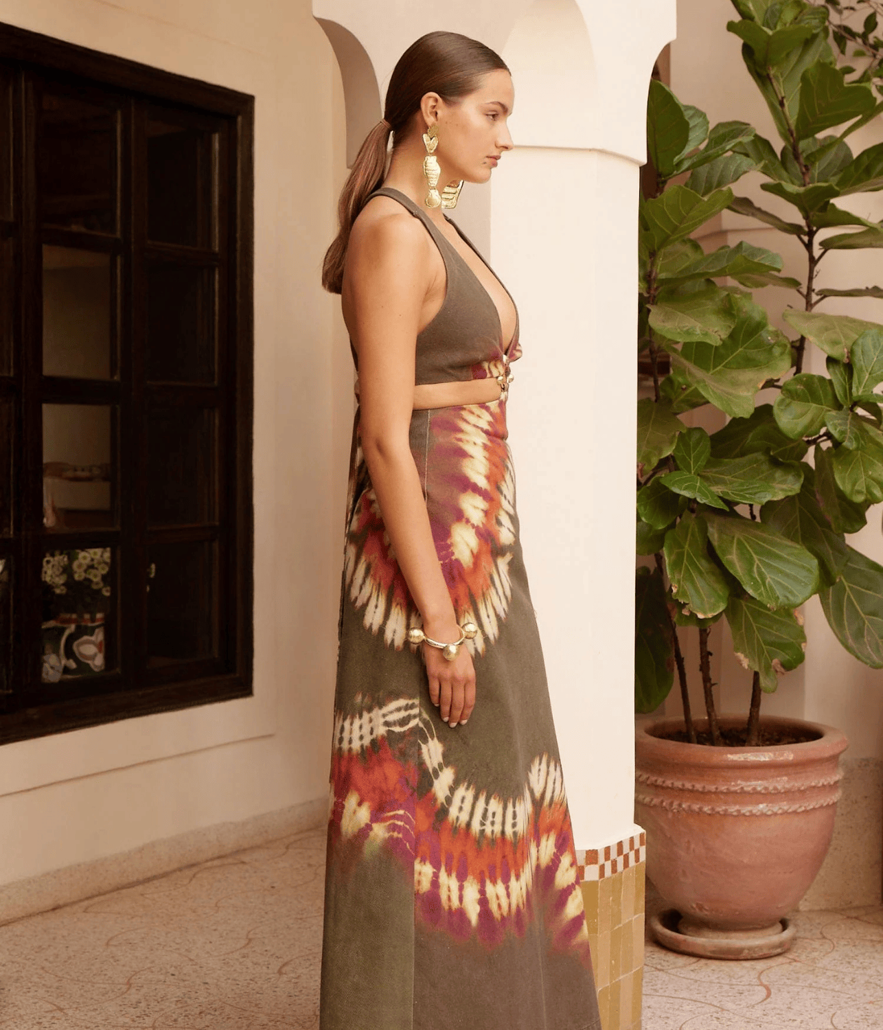 MARILYN DENIM MIDI DRESS | ALEMAIS ALEMAIS MARILYN DENIM MIDI DRESS