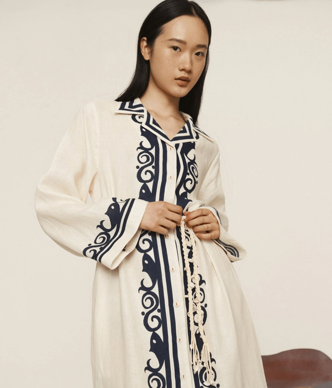 MARINE SHIRTDRESS | ALEMAIS ALEMAIS MARINE SHIRTDRESS