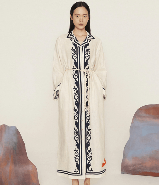 MARINE SHIRTDRESS | ALEMAIS ALEMAIS MARINE SHIRTDRESS