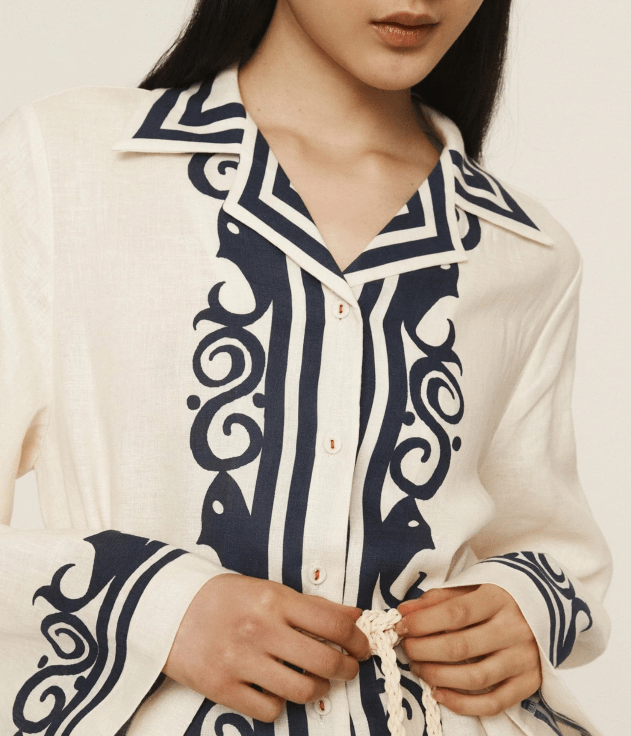 MARINE SHIRTDRESS | ALEMAIS ALEMAIS MARINE SHIRTDRESS