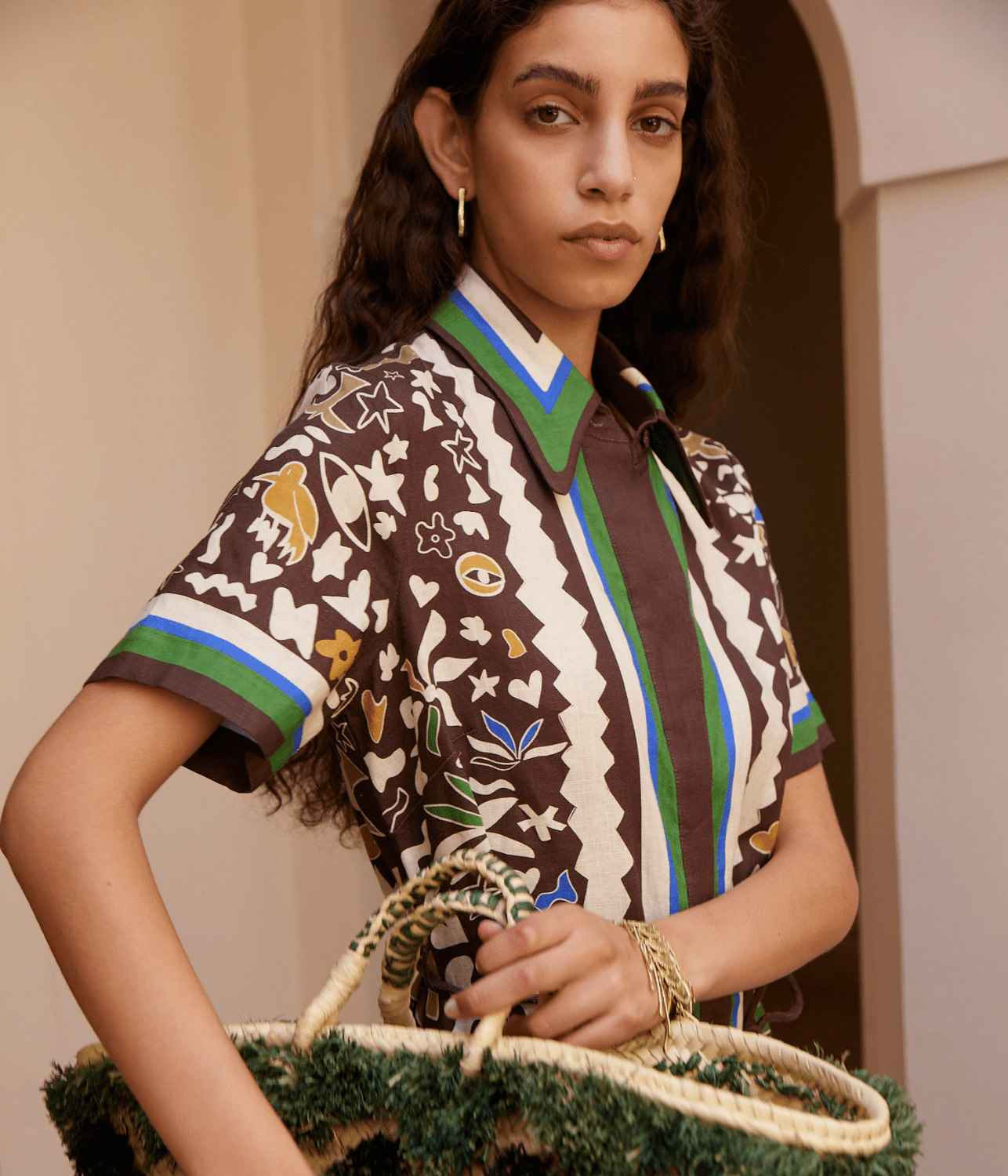 MAROC SHIRTDRESS | ALEMAIS  ALEMAIS MAROC SHIRTDRESS