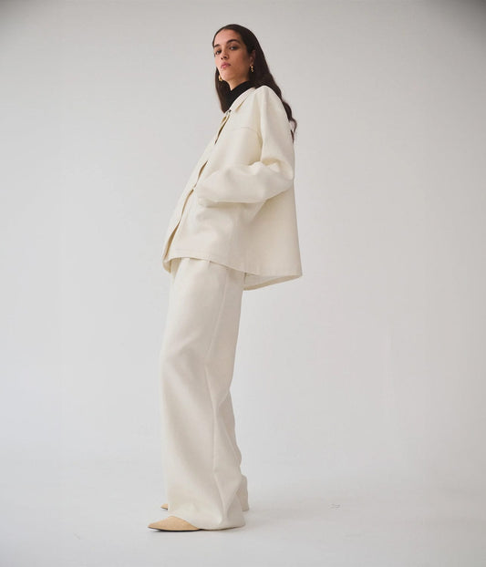 MATIN CAR COAT- IVORY