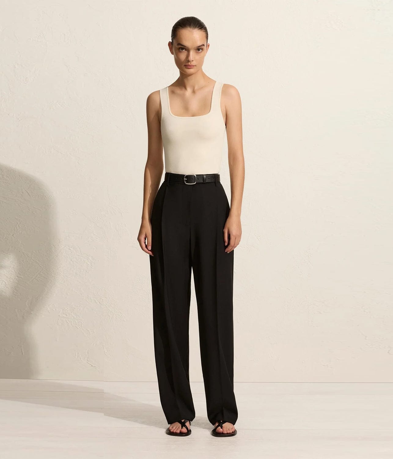 MATTEAU RELAXED TAILORED TROUSER BLACK