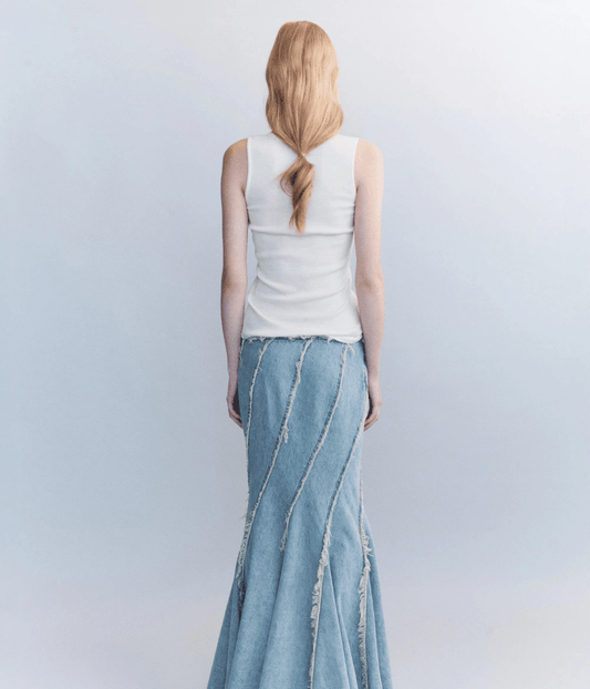 MERINO HENELY TANK | CREAM | COURTNEY ZHENG COURTNEY ZHENG MERINO HENELY TANK