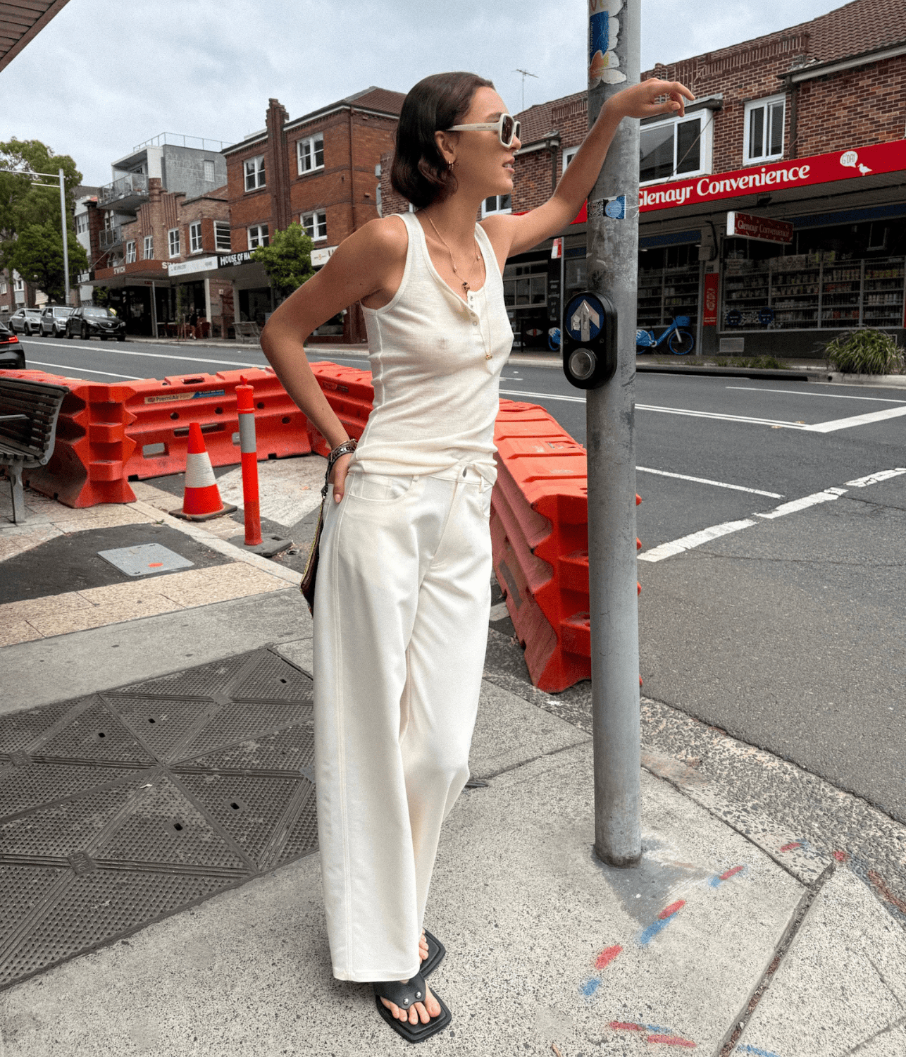 MERINO HENELY TANK | CREAM | COURTNEY ZHENG COURTNEY ZHENG MERINO HENELY TANK