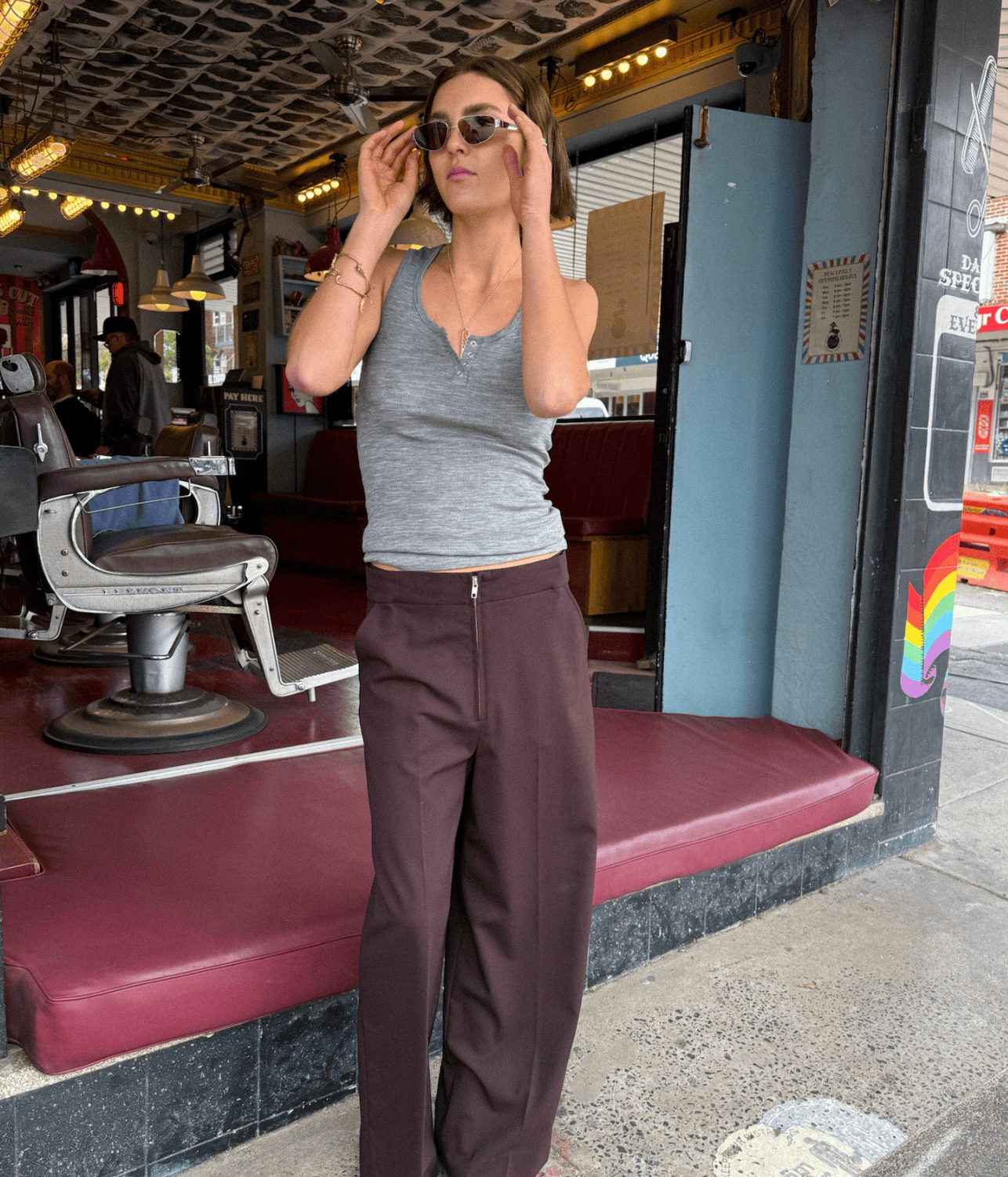 MERINO HENELY TANK | GREY MARLE | COURTNEY ZHENG COURTNEY ZHENG MERINO HENELY TANK