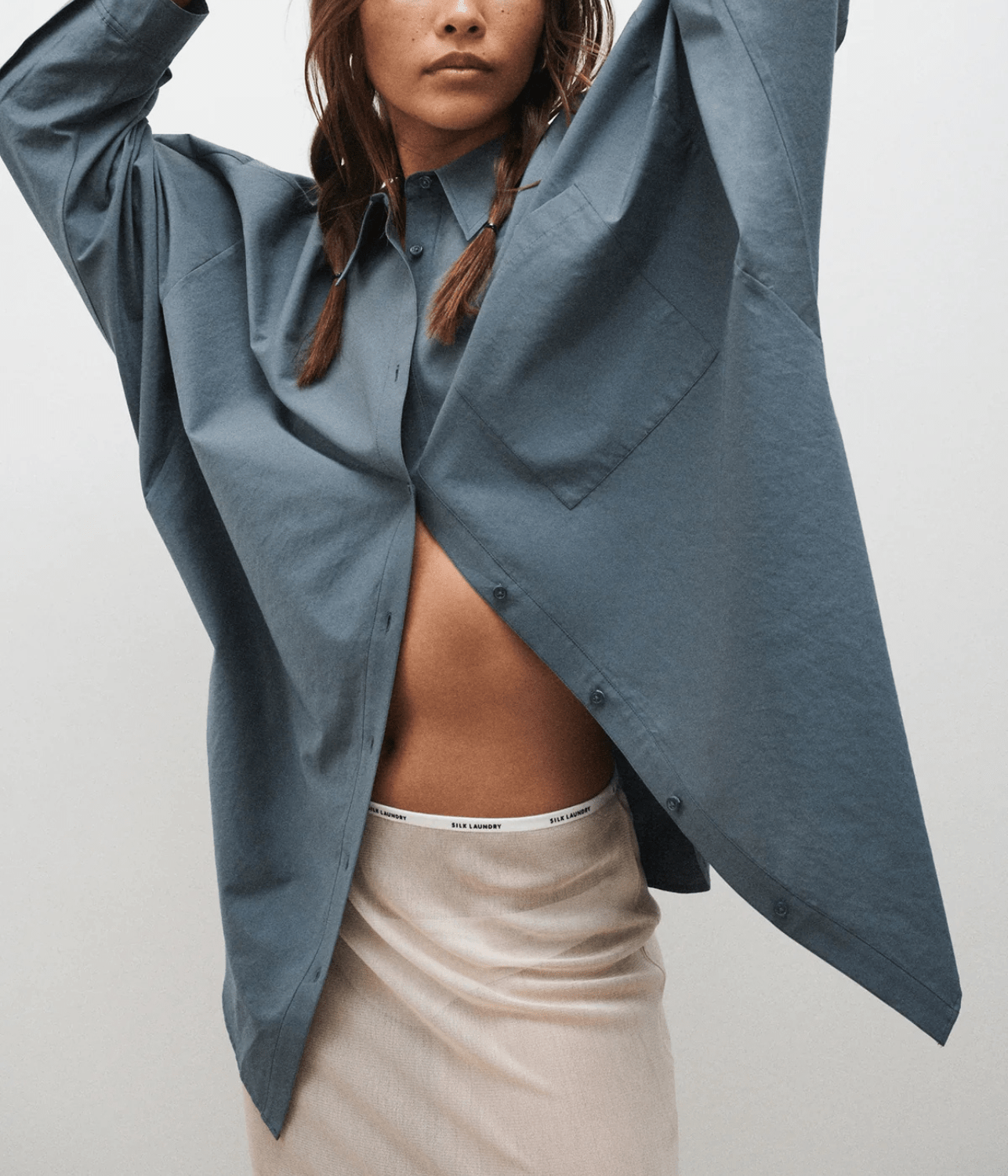 MESH SKIRT HAZELNUT | SILK LAUNDRY FOR ARTISTS ONLY MESH SKIRT HAZELNUT