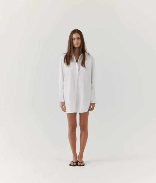 OFF WHITE DRESS SHIRT | ROBEY ROBEY OFF WHITE DRESS SHIRT