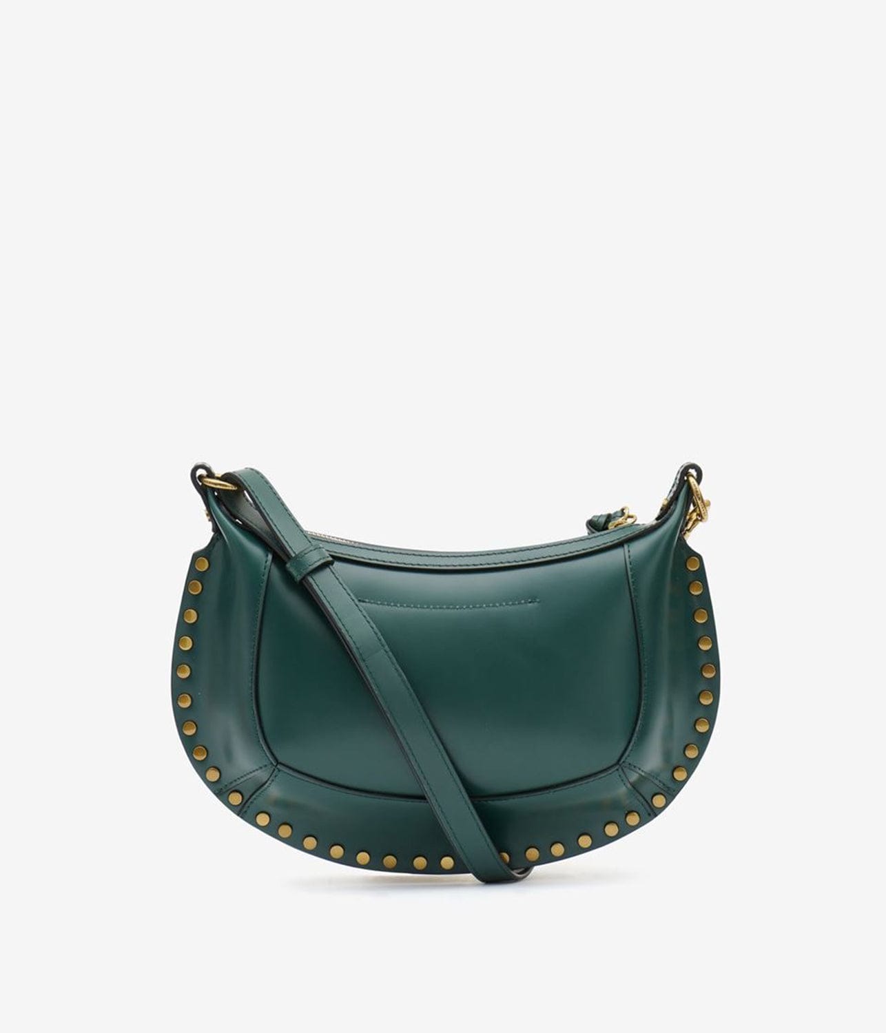 OSKAN MOON SHOULDER BAG- DARK GREEN | ISABEL MARANT |  ISABEL MARANT OSKAN MOON SHOULDER BAG- DARK GREEN