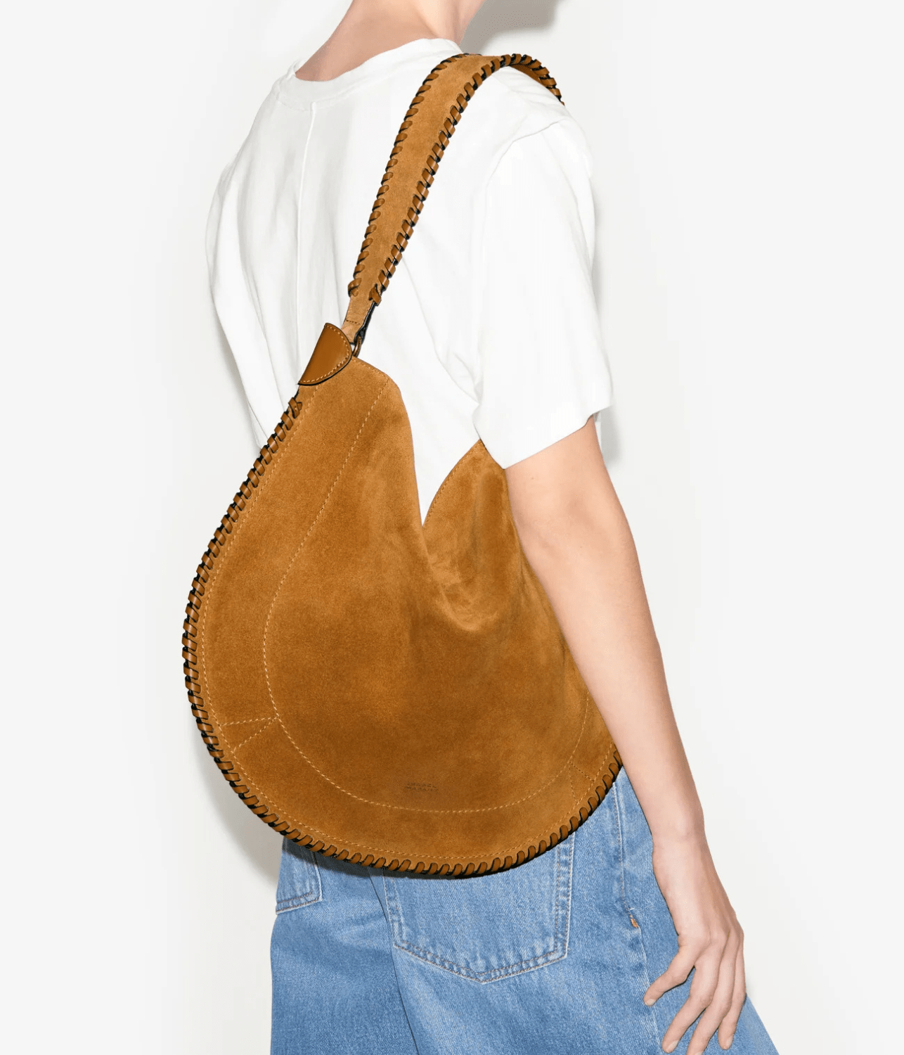 OSKAN SOFT HOBO BAG- COGNAC | ISABEL MARANT |  ISABEL MARANT OSKAN SOFT HOBO BAG - COGNAC