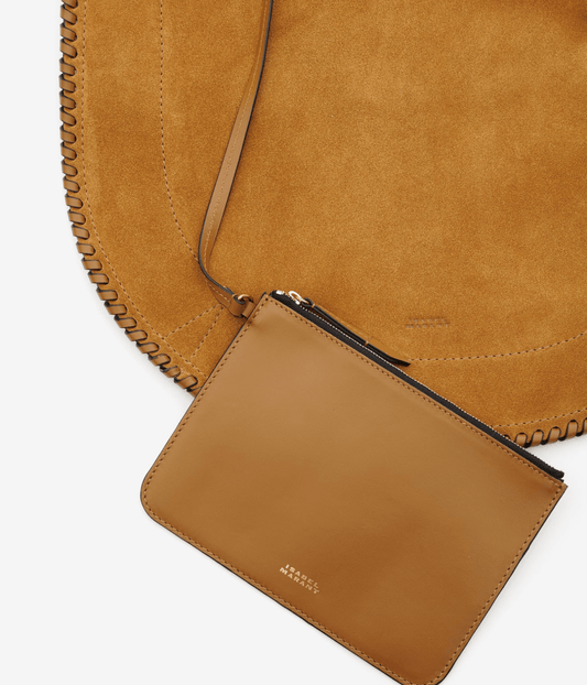 OSKAN SOFT HOBO BAG- COGNAC | ISABEL MARANT |  ISABEL MARANT OSKAN SOFT HOBO BAG - COGNAC