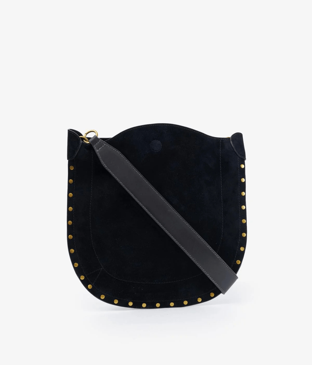 OSKAN SOFT SHOULDER BAG- BLACK | ISABEL MARANT |  ISABEL MARANT OSKAN SOFT SHOULDER BAG - BLACK