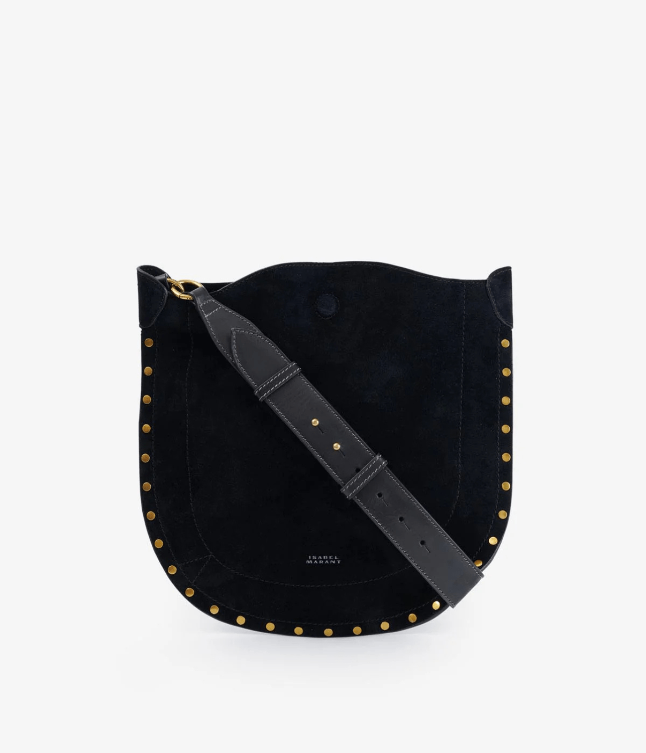 OSKAN SOFT SHOULDER BAG- BLACK | ISABEL MARANT |  ISABEL MARANT OSKAN SOFT SHOULDER BAG - BLACK