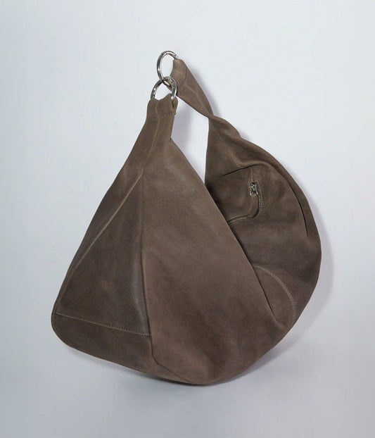 PALOMA WOOL BIG DRY SHOULDER BAG- BROWN