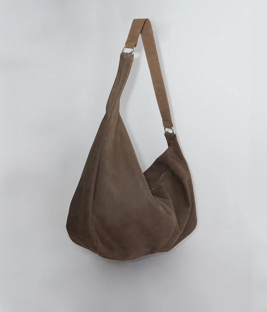 PALOMA WOOL BIG DRY SHOULDER BAG- BROWN