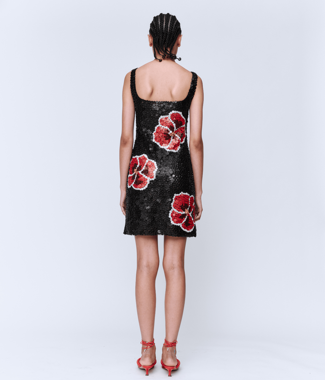 PANSY BUTTON MINI DRESS | WYNN HAMLYN WYNN HAMLYN PANSY BUTTON MINI DRESS