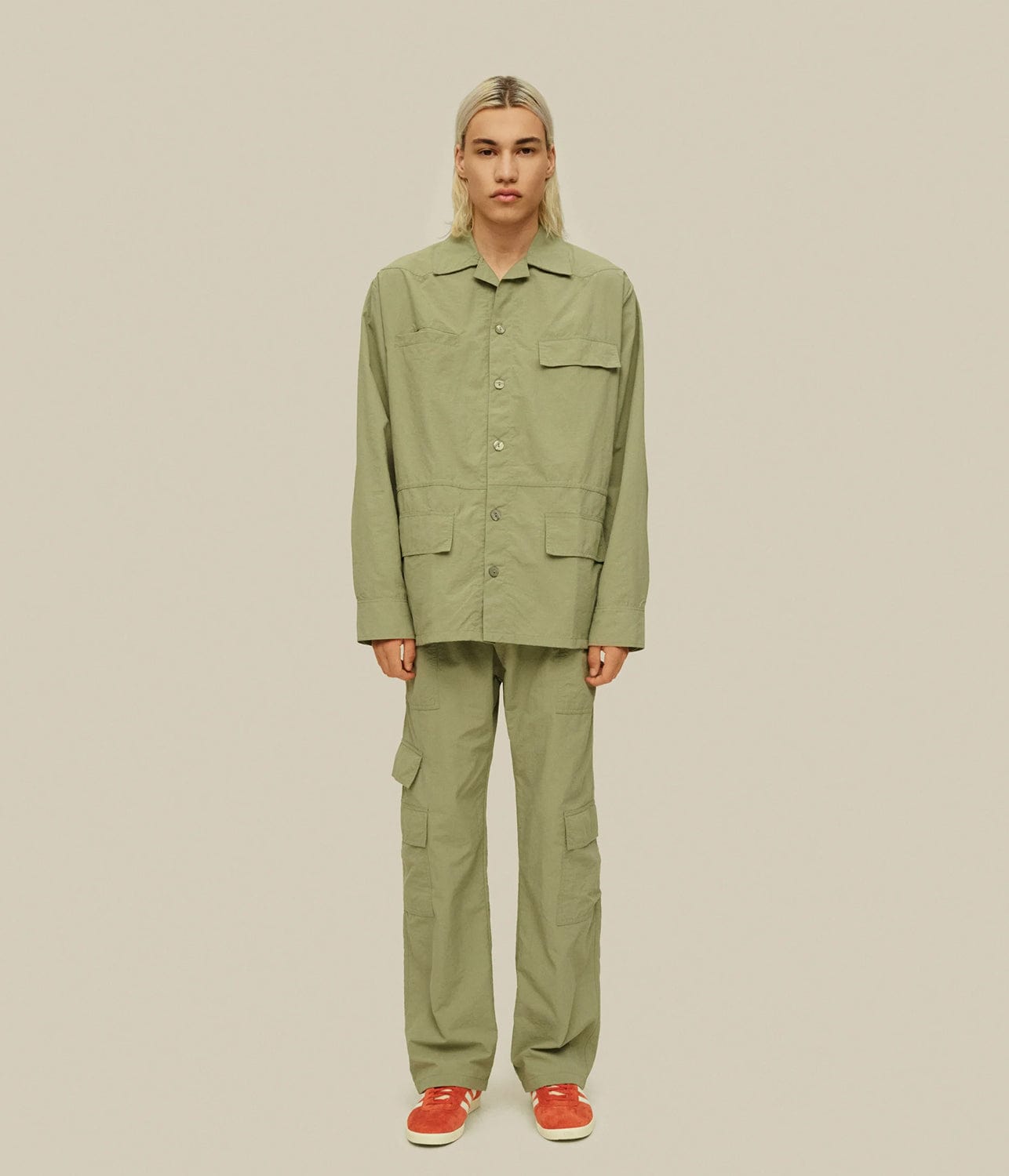 PEDRO JACKET- KHAKI OAS COMPANY PEDRO JACKET- KHAKI