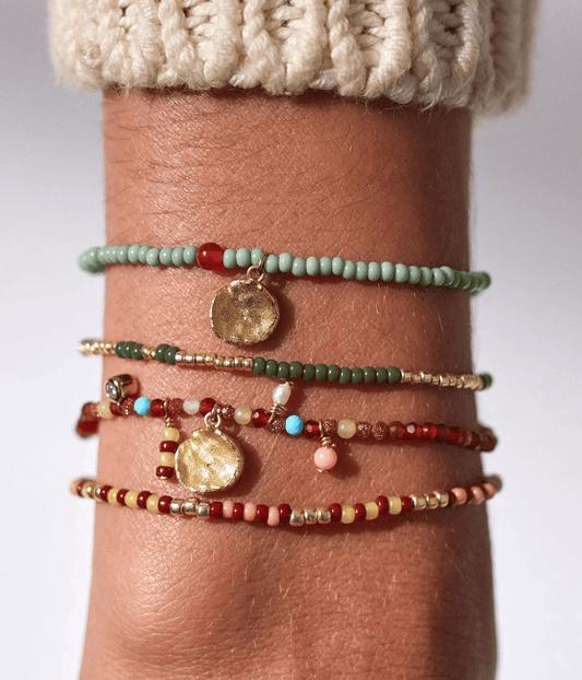 PEYOTE BRACELET | APPLE GREEN ANNI LU PEYOTE BRACELET | APPLE GREEN