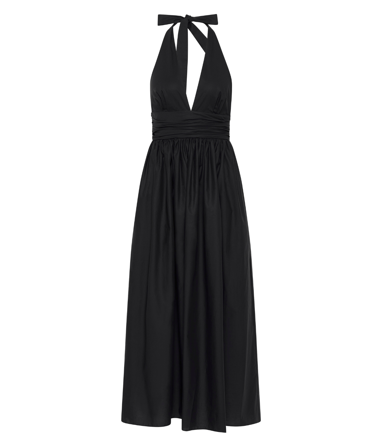 PLUNGE HALTER DRESS | MATTEUA MATTEAU PLUNGE HALTER DRESS