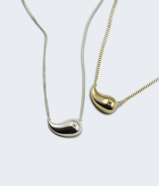 RAINDROP NECKLACE | SILVER | F + H STUDIOS F+H RAINDROP NECKLACE | SILVER