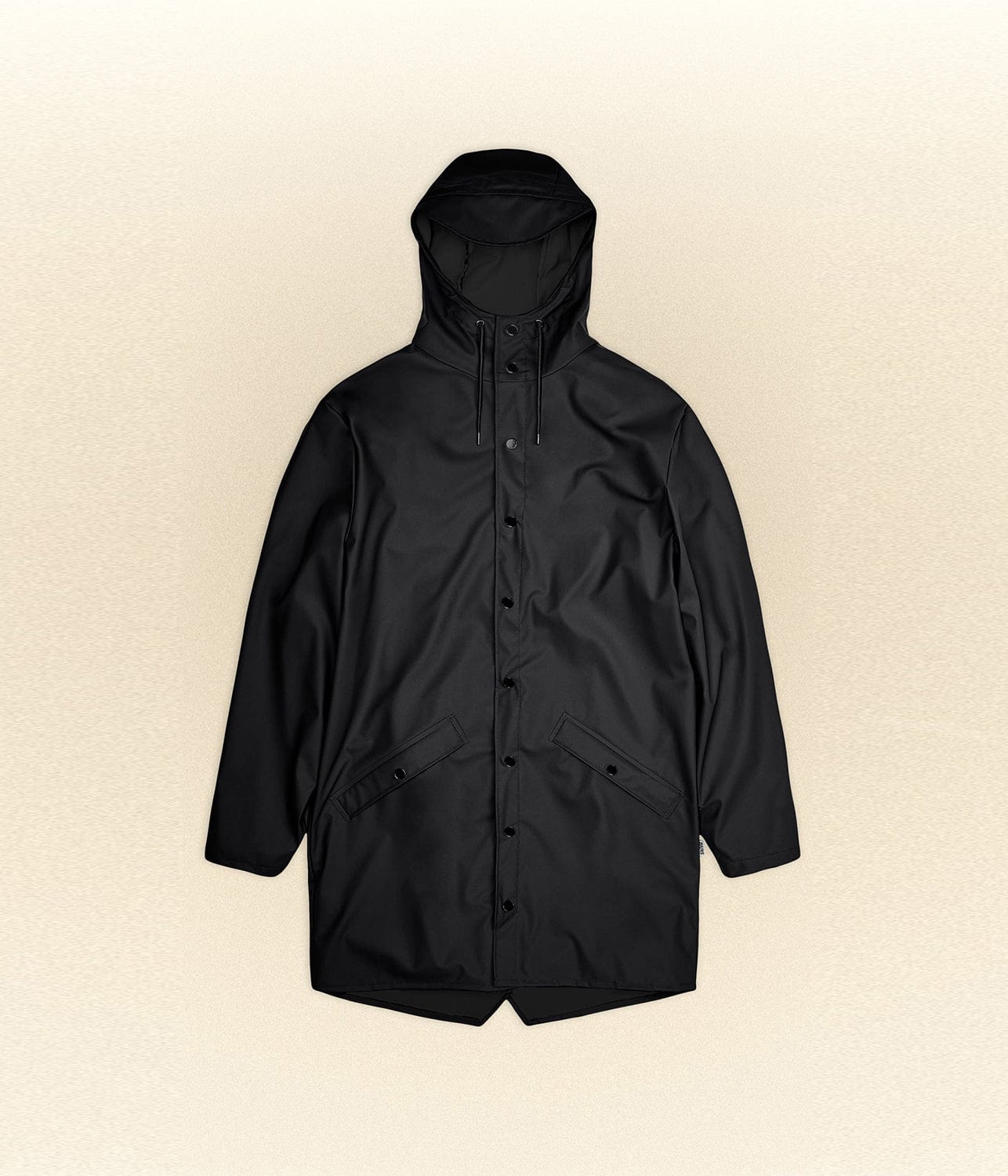 RAINS LONG JACKET BLACK | RAINS | RAINS RAINS LONG JACKET BLACK