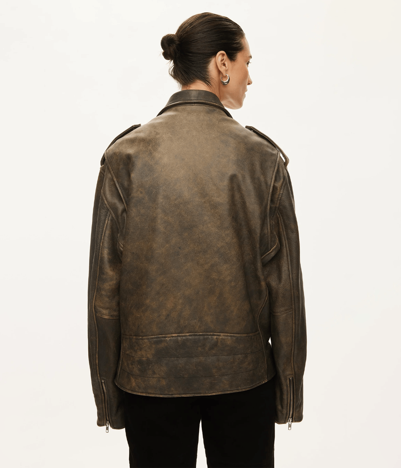 READY LEATHER BIKER | OVAL SQUARE OVAL SQUARE READY LEATHER BIKER