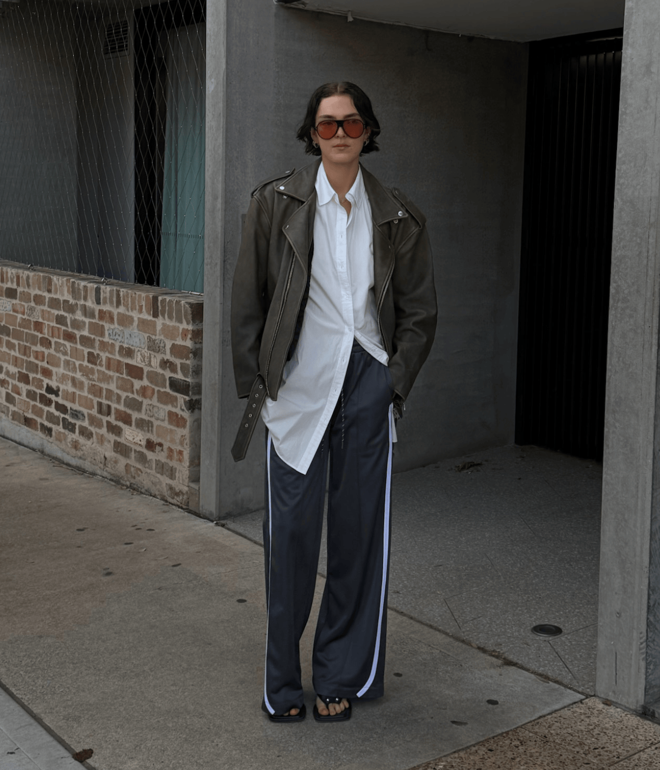 READY LEATHER BIKER | OVAL SQUARE OVAL SQUARE READY LEATHER BIKER