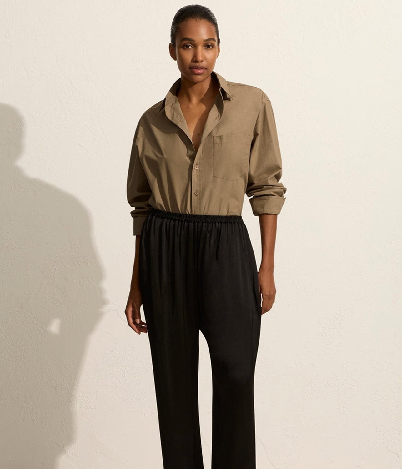RELAXED SHIRT - TAUPE | MATTEAU | MATTEAU RELAXED SHIRT - TAUPE